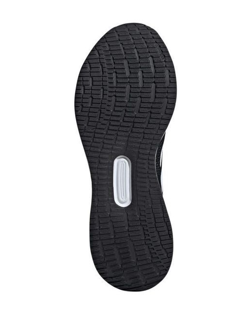 Adidas Black Cloudfoam Cushioned Mesh Running Sneakers for men