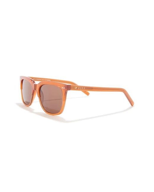 DIFF Brown 53Mm Bobby Square Sunglasses for men