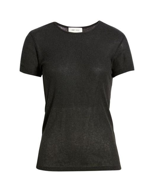 Mavi Black Basic Wool Blend T-Shirt