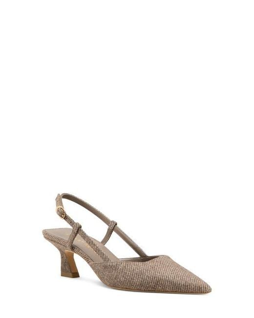 Stuart Weitzman Gray Vinnie 50 Slingback Pump
