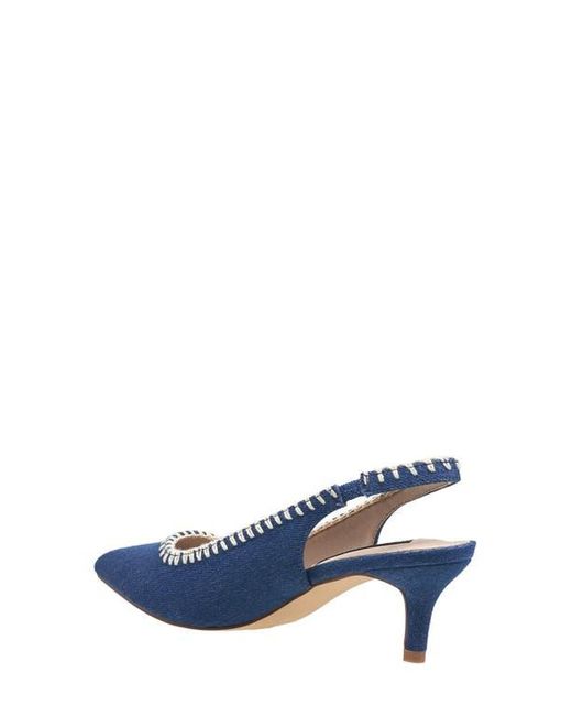 French Connection Blue Quinn Slingback Pump