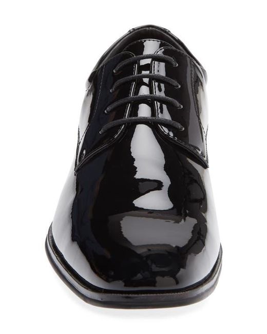 Gordon Rush Black Plain Toe Derby for men