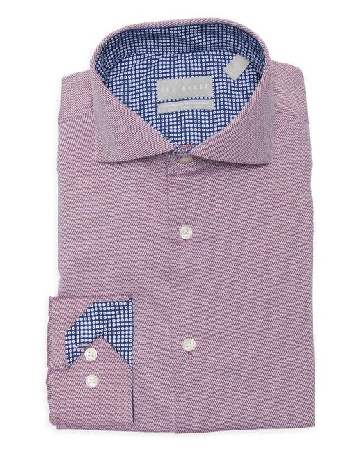 Ted Baker Slim Fit Four Season Performance Dress Shirt in Purple for Men |  Lyst