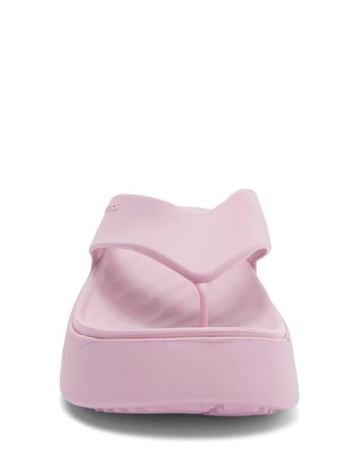 CROCSTM Pink Getaway Platform Flip Flop