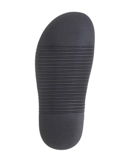 Steve Madden Black Onyx Woven Slide Sandal for men