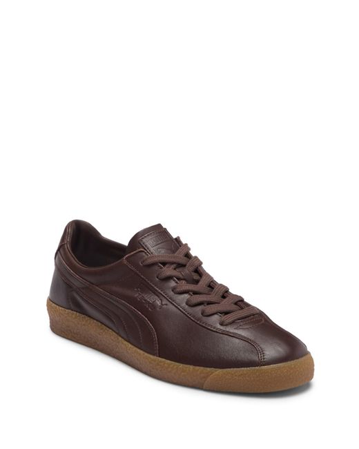 PUMA Brown Te-ku San Lorenzo Mii Leather Sneaker for men