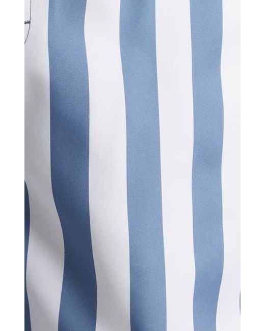 Nordstrom Blue 8-Inch Polyester Classic Swim Trunks for men