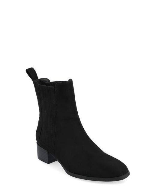 Journee Collection Black Wrenley Bootie