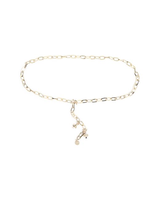 Kate Spade Multicolor Two-tone Charm Chain Belt