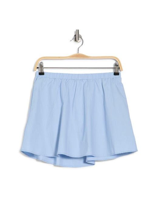 Current/Elliott Blue Solid A-Line Skort