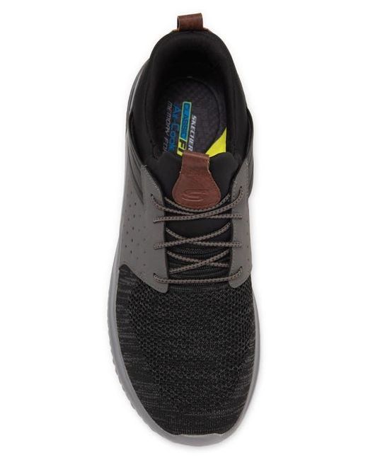 Skechers Black Delson 3.0 Cicada Slip-On Sneaker for men