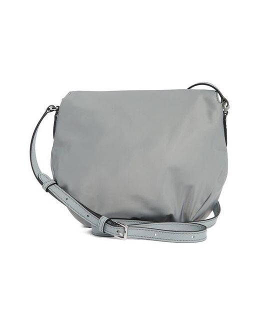 Marc Jacobs Gray Preppy Nylon Mini Natasha Crossbody Bag