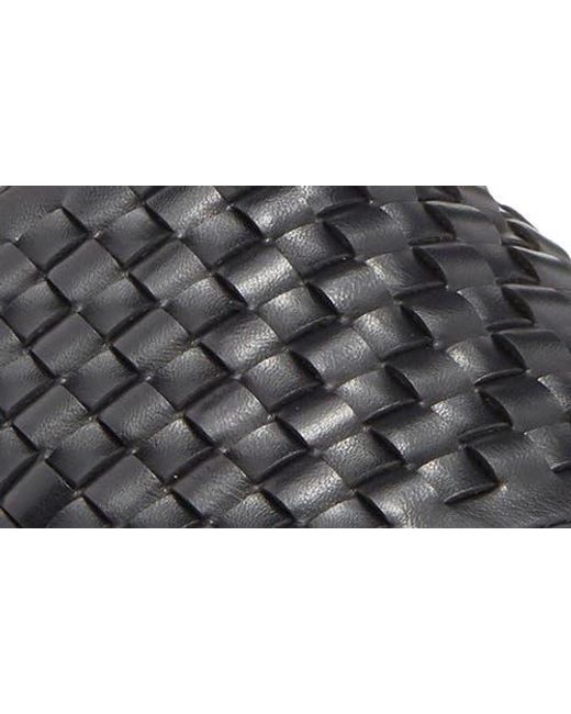 Steve Madden Black Onyx Woven Slide Sandal for men