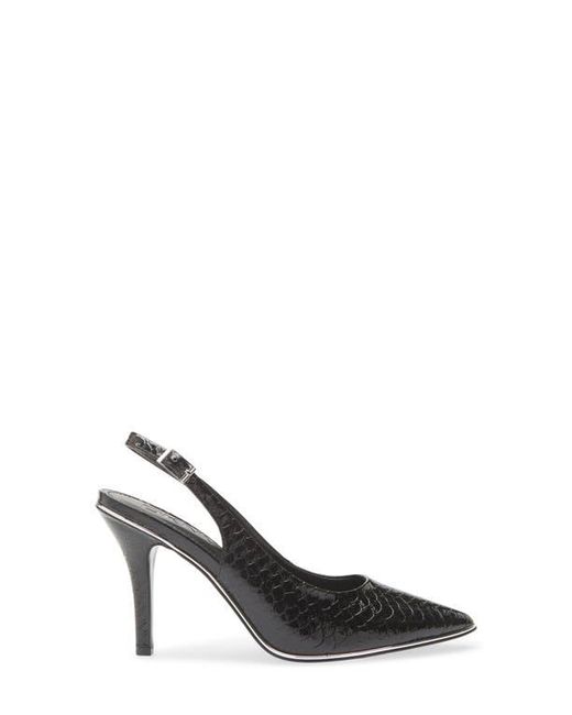 DKNY Black Preston Pointed Toe Slingback Pump