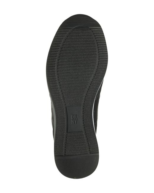DKNY Black Posie Wedge Sneaker