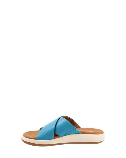 Softwalk® Blue Jesi Slide Sandal