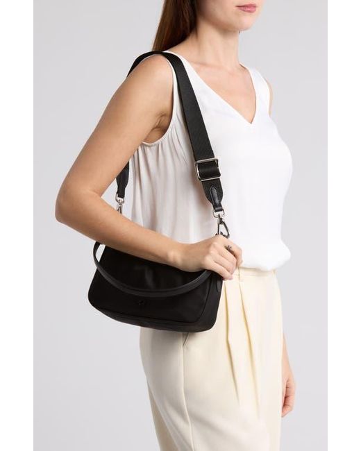 Cole Haan Black Nyl Convertible Shoulder Bag