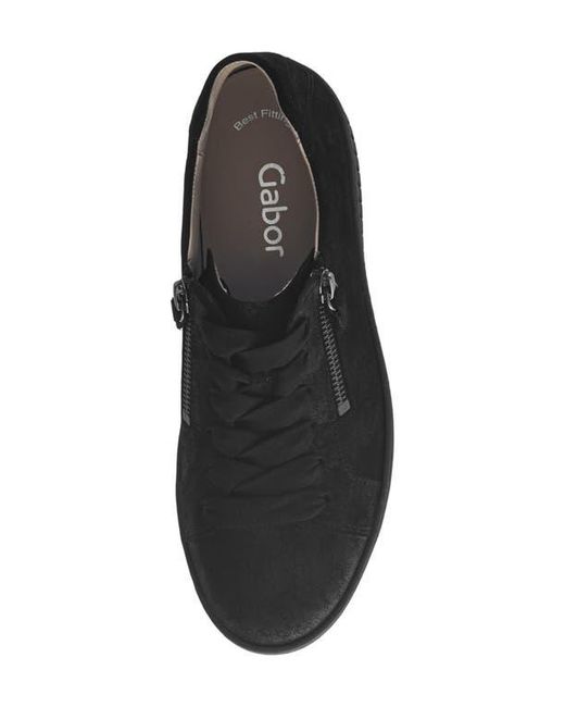 Gabor Black 63.334 Platform Sneaker