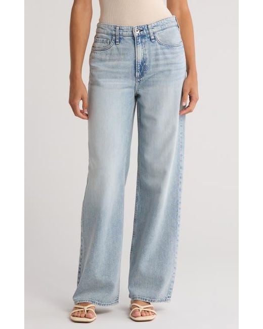 Rag & Bone Blue Cloud Lori Wide Leg Jeans