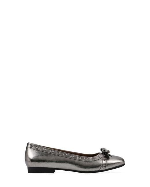 White Mountain Brown Bodhi Ballet Flat