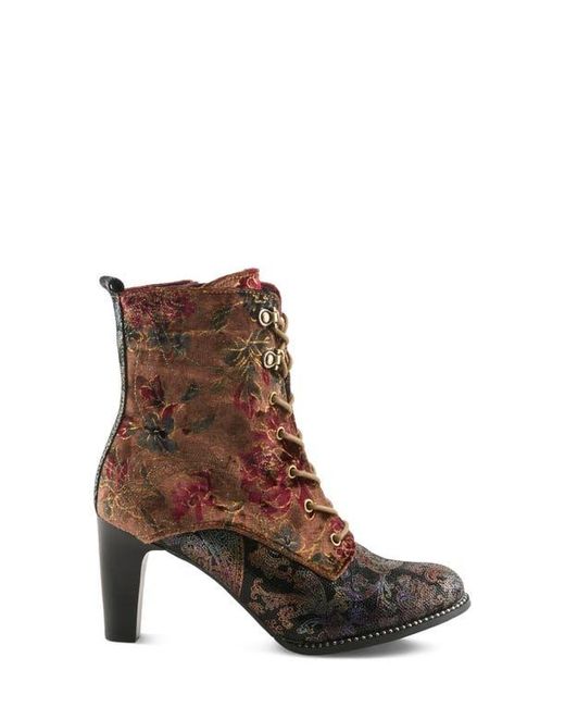 Spring Step Brown Stellar Lace-Up Boot