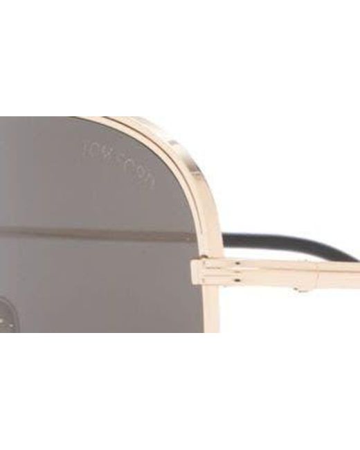 Tom Ford Gray 62mm Navigator Sunglasses for men