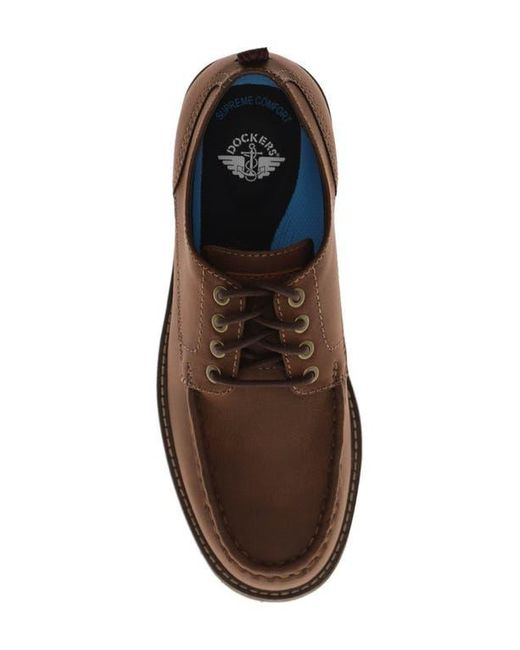 Dockers Brown Walsh Moc Toe Derby for men