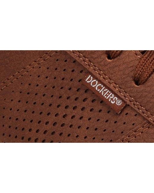 Dockers Brown Overtime Laser Sneaker for men