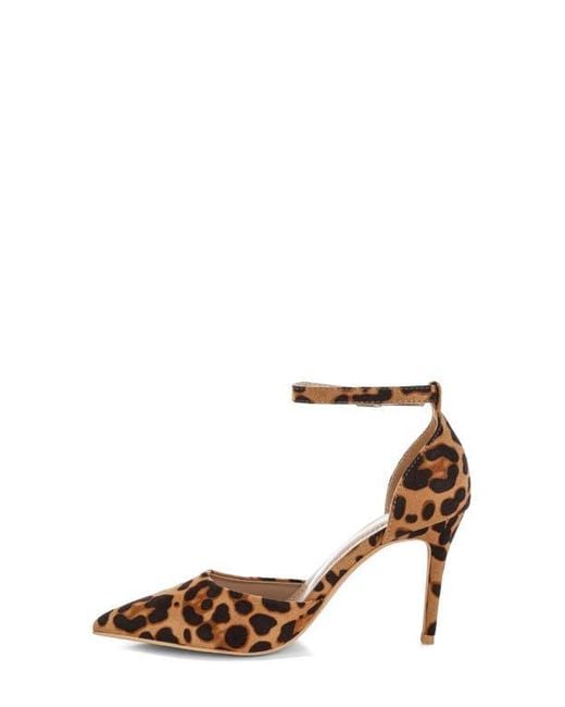 Rag & Co Brown Dolona Pointed Toe Pump