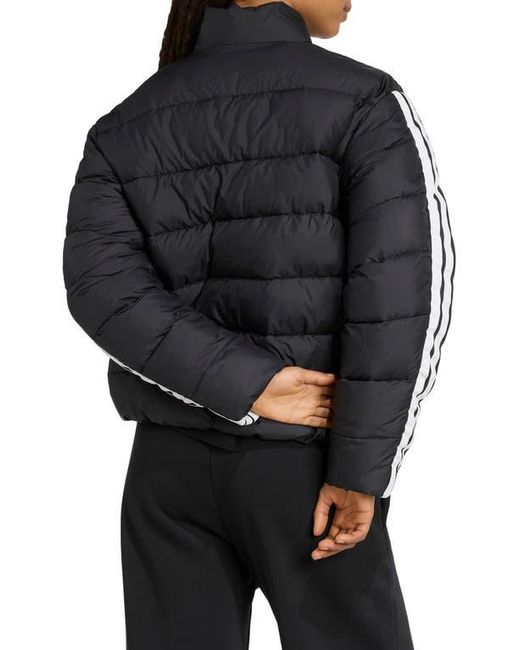 Adidas Black Climawarm 3-Stripes Puffer Jacket