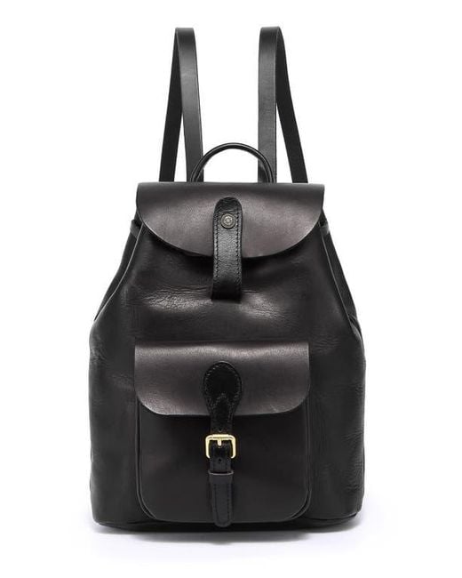 Old Trend Black Isla Small Leather Backpack