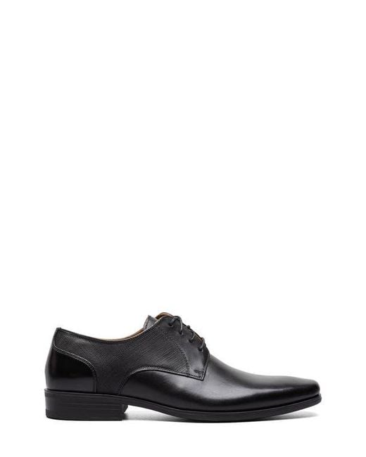 Florsheim Black Jackson Plain Toe Derby for men