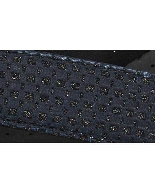 FLOOPI Black Sofia Sparkly Flip Flop