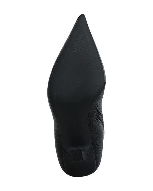 Rag & Co Black Tentia Pointed Toe Bootie
