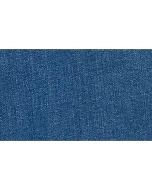 7 For All Mankind Blue Dojo Tailorless Flare Leg Jeans