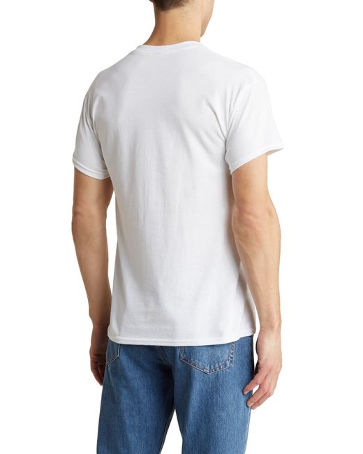 Merch Traffic White Easy-e Grid Graphic T-shirt for men
