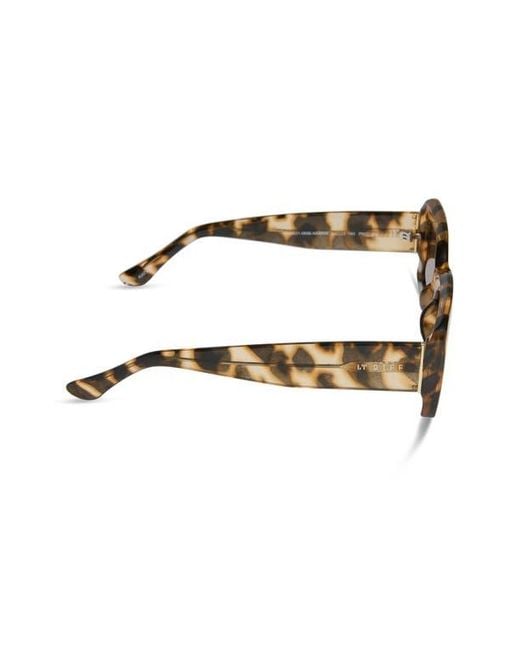 DIFF Brown Katie 52Mm Gradient Rectangle Sunglasses