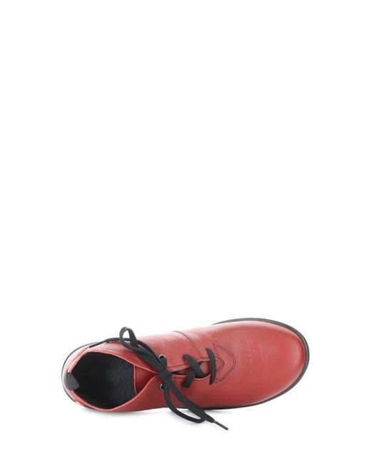 Softinos Red Wedge Bootie