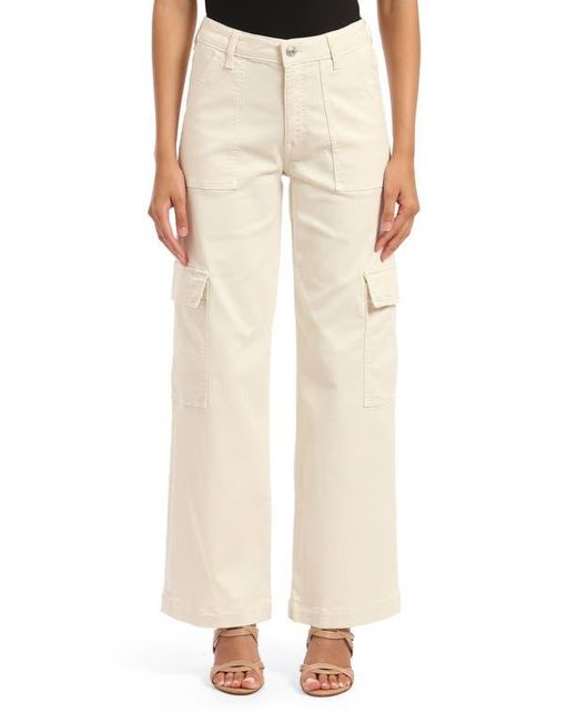Mavi Natural Alva Stretch Twill Wide Leg Cargo Pants