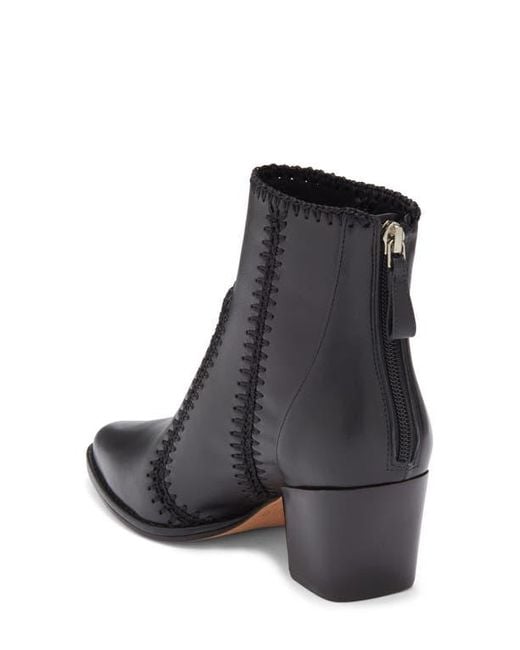 Alexandre Birman Black Benta Whipstitch Bootie