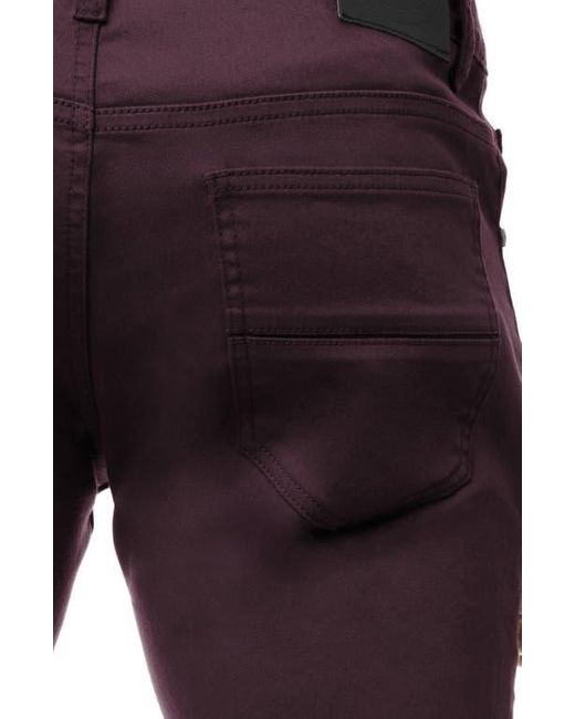 Xray Jeans Purple Skinny Fit Twill Jeans for men