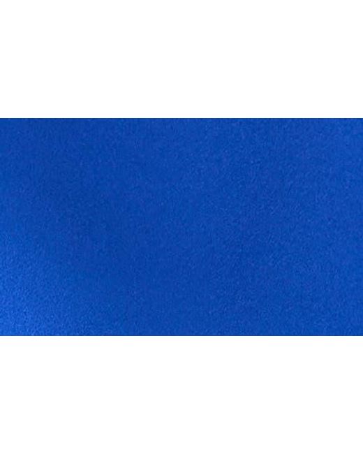 Halogen® Blue Charmeuse Button-Up Shirt