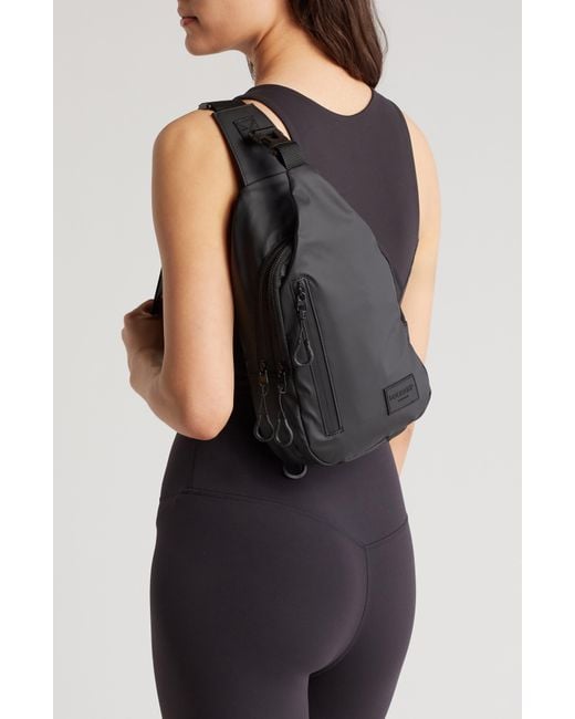 Duchamp Black Nylon Sling Bag