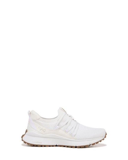 Ryka White Jumpstart Lace Slip-On Sneaker