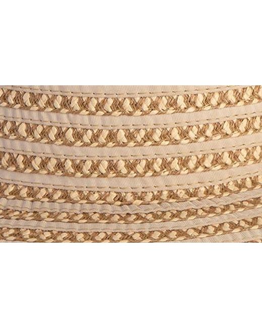 Eric Javits Natural Margot Packable Straw Hat