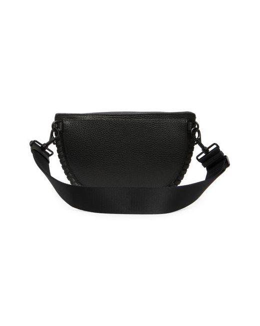 Rebecca Minkoff Darren Whipstitch Leather Belt Bag in Black | Lyst