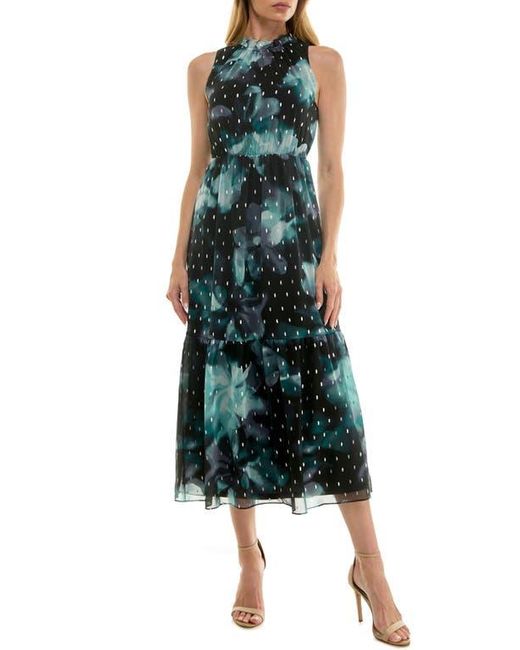 Socialite Metallic Clip Dot Midi Dress in Green | Lyst Socialite Metallic Clip Dot Midi Dress in Green | Lyst