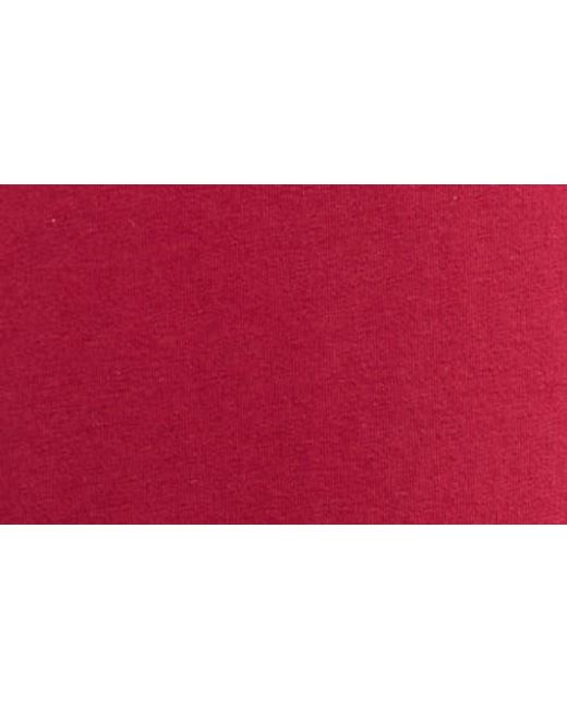 Xray Jeans Red Crewneck Long Sleeve T-Shirt for men