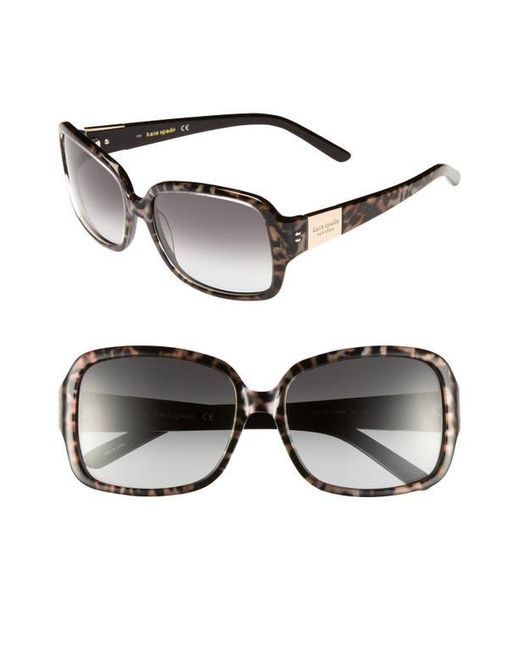 Kate Spade Multicolor Lulu 55Mm Rectangular Sunglasses