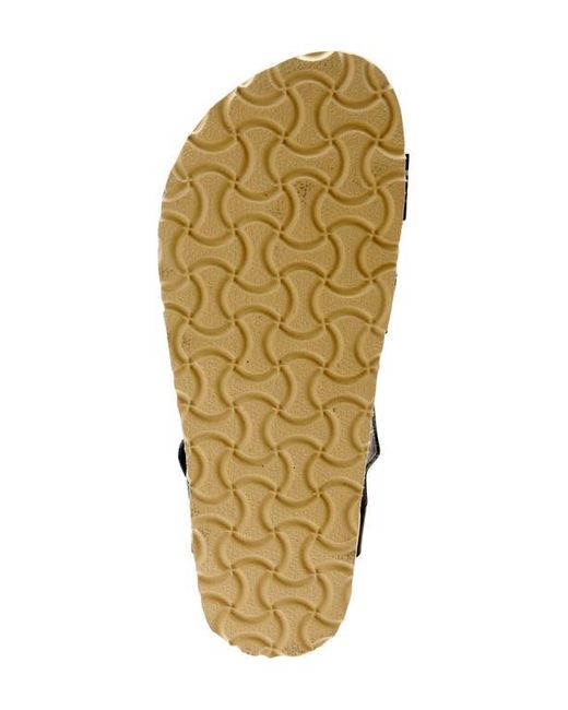 David Tate Black Warm Strappy Slide Sandal